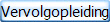 Vervolgopleiding